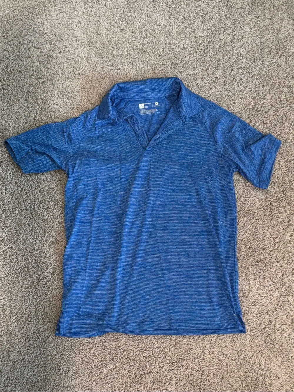 Blue Performance Polo Shirt